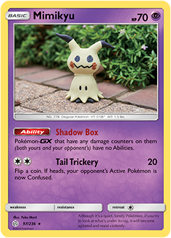 Pokemon Card Cosmic Eclipse 097/236 97/236 Mimikyu Rare