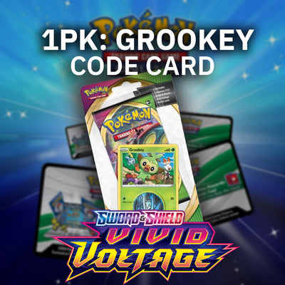 Pokemon Online (PTCGO) Code Card Sword & Shield Vivid Voltage 1pk: Grookey