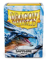 Dragonshield Card Sleeves Matte - Sapphire
