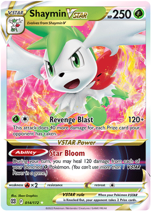 Pokemon Card Brilliant Stars 014/172 14/172 Shaymin VSTAR Ultra Rare *M*