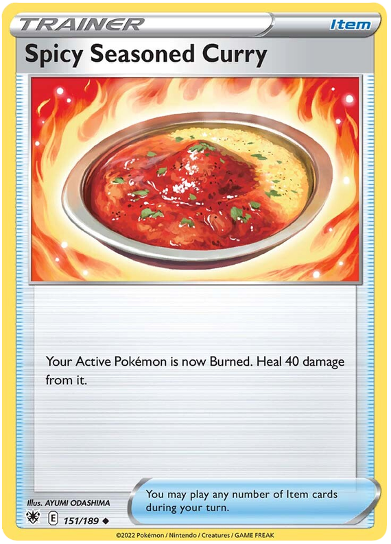 Pokemon Card Astral Radiance 151/189 Spicy Seasoned Curry Item Uncommon