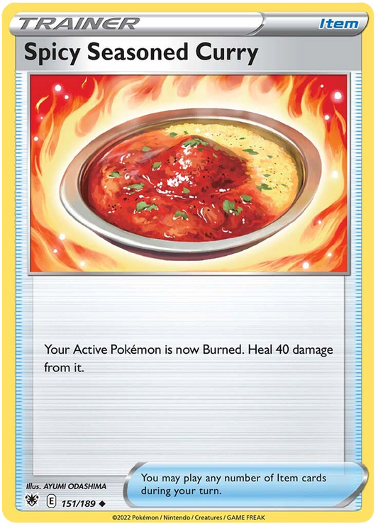 Pokemon Card Astral Radiance 151/189 Spicy Seasoned Curry Item Uncommon