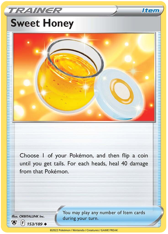 Pokemon Card Astral Radiance 153/189 Sweet Honey Item Uncommon