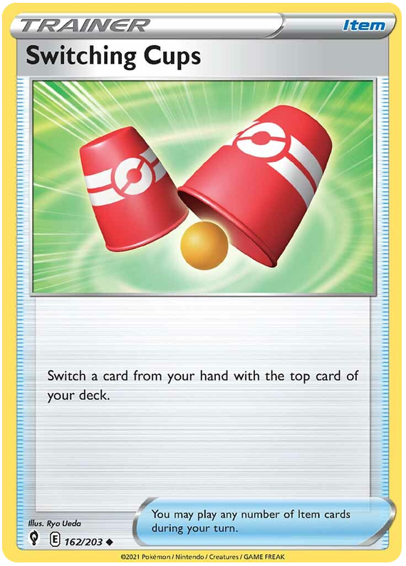 Pokemon Card Evolving Skies 162/203 162/203 Switching Cups Item Uncommon