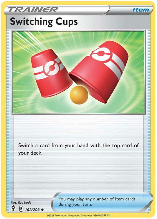 Pokemon Card Evolving Skies 162/203 162/203 Switching Cups Item Uncommon