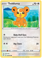 <transcy>Pokemon Card Darkness Alaze 138/189 138/189 Teddiursa Common</transcy>