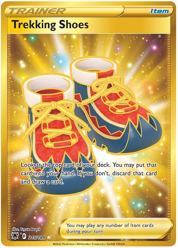 Pokemon Card Astral Radiance 215/189 Trekking Boots Item Secret Rare