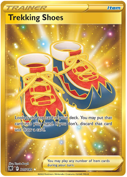 Pokemon Card Astral Radiance 215/189 Trekking Boots Item Secret Rare