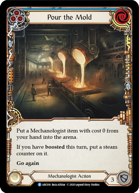 Flesh and Blood Arcane Rising Unlimited R ARC016 Pour the Mold (Blue) Rainbow