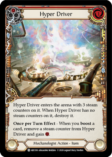 Flesh and Blood Arcane Rising Unlimited C ARC036 Hyper Driver Rainbow