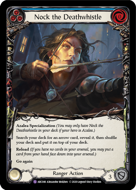 Flesh and Blood Arcane Rising Unlimited S ARC046 Nock the Deathwhistle Standard