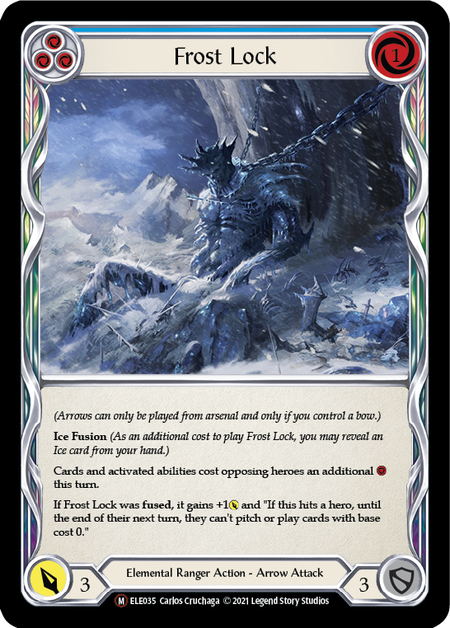 Flesh and Blood Tales of Aria Unlimited M ELE035 Frost Lock Standard