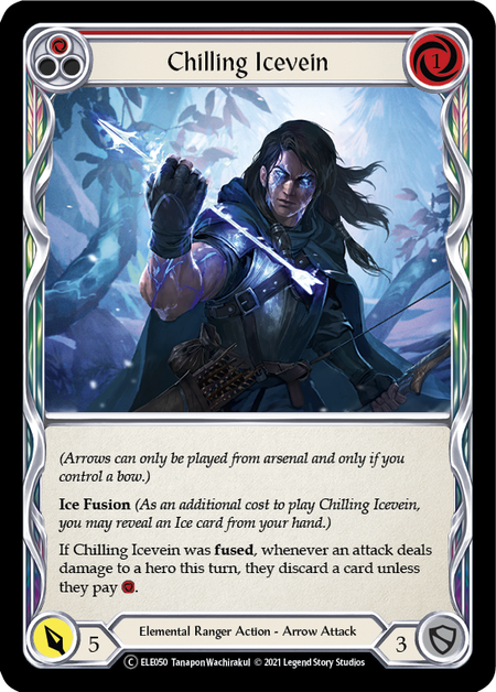Flesh and Blood Tales of Aria Unlimited C ELE050 Chilling Icevein (Red) Rainbow