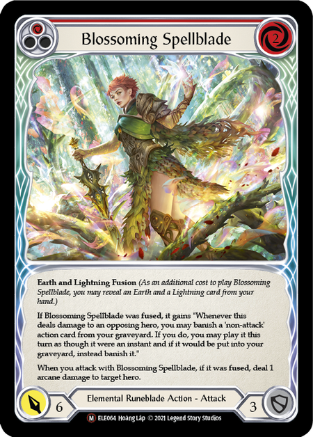 Flesh and Blood Tales of Aria Unlimited M ELE064 Blossoming Spellblade Rainbow