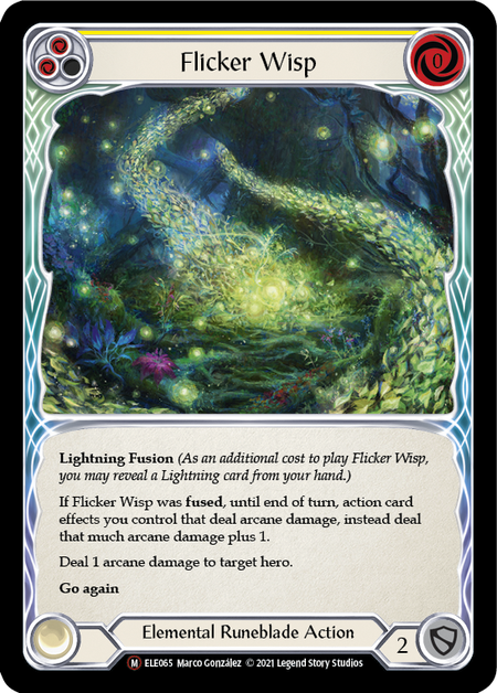 Flesh and Blood Tales of Aria Unlimited M ELE065 Flicker Wisp Standard