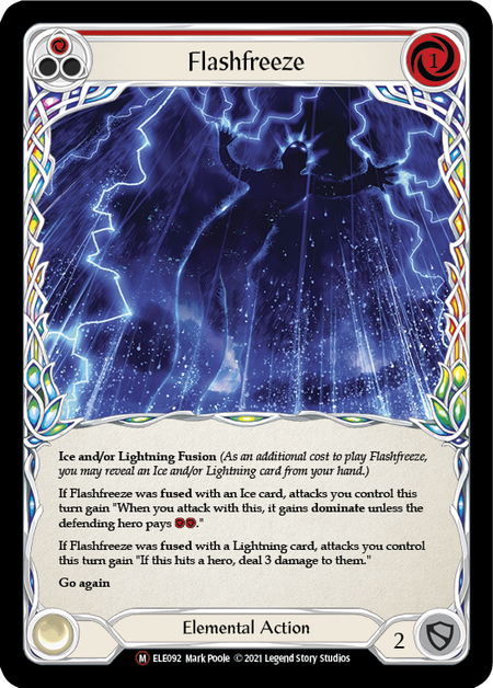 Flesh and Blood Tales of Aria Unlimited M ELE092 Flashfreeze Rainbow