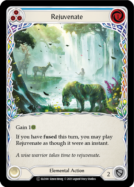 Flesh and Blood Tales of Aria Unlimited C ELE108 Rejuvenate (Blue) Rainbow