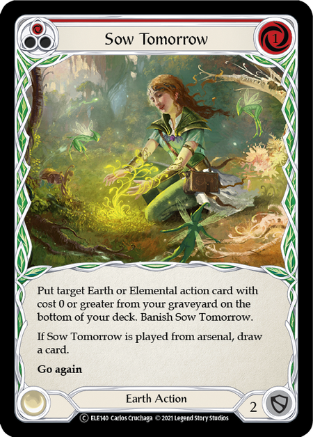 Flesh and Blood Tales of Aria Unlimited C ELE140 Sow Tomorrow (Red) Standard