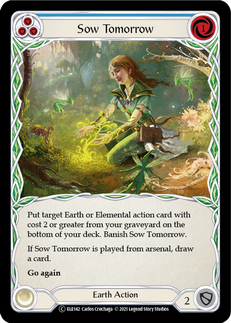 Flesh and Blood Tales of Aria Unlimited C ELE142 Sow Tomorrow (Blue) Standard