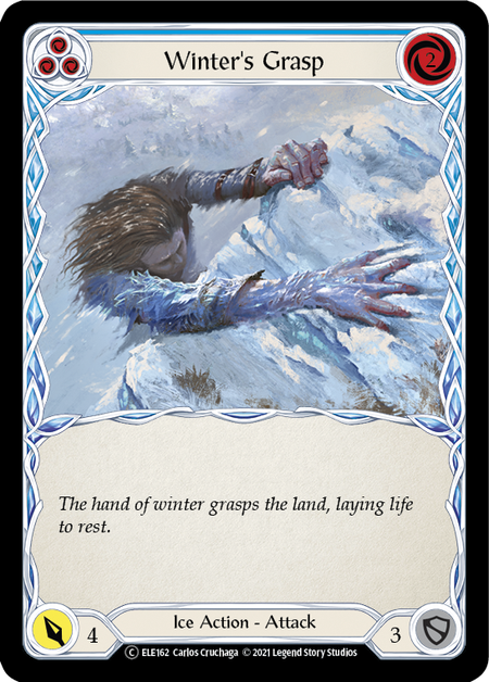 Flesh and Blood Tales of Aria Unlimited C ELE162 Winter's Grasp (Blue) Standard
