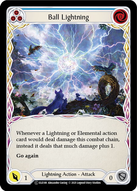Flesh and Blood Tales of Aria Unlimited C ELE188 Ball Lightning (Blue) Standard