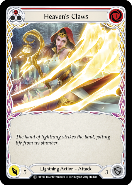 Flesh and Blood Tales of Aria Unlimited C ELE192 Heaven's Claws (Red) Standard