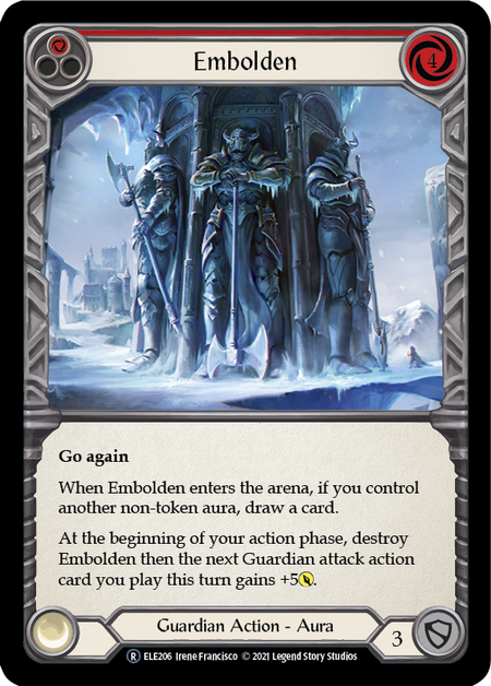 Flesh and Blood Tales of Aria Unlimited R ELE206 Embolden (Red) Standard