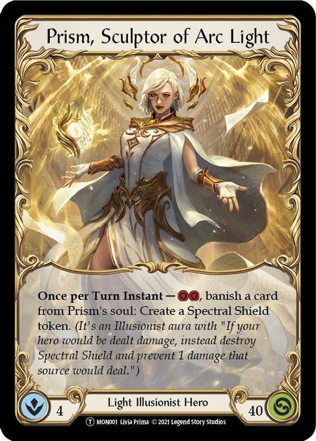 Flesh and Blood Monarch Unlimited T MON001 Prism, Sculptor of Arc Light Standard