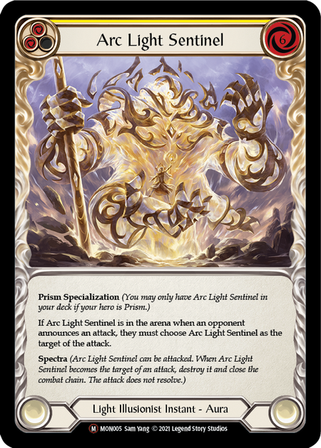 Flesh and Blood Monarch Unlimited M MON005 Arc Light Sentinel Standard