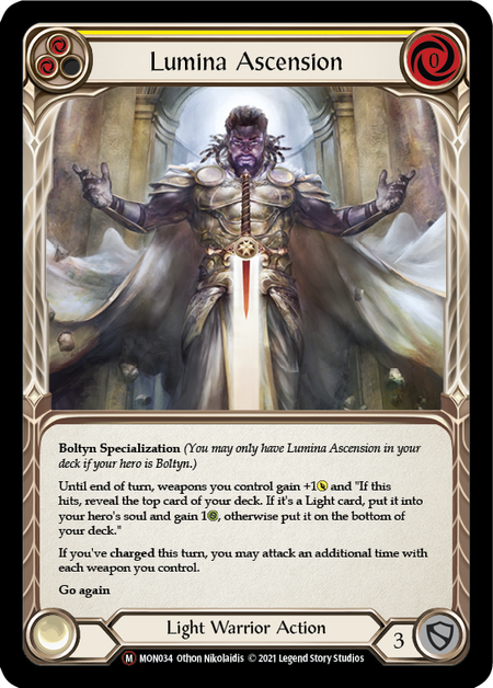Flesh and Blood Monarch Unlimited M MON034 Lumina Ascension Standard