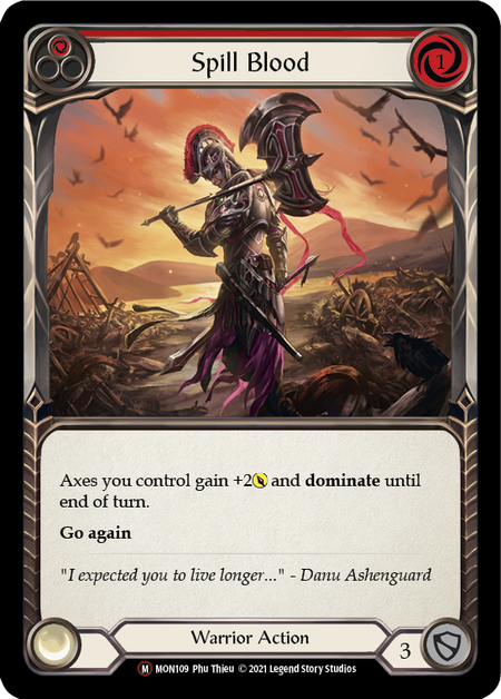 Flesh and Blood Monarch Unlimited M MON109 Spill Blood Rainbow