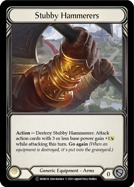 Flesh and Blood Monarch Unlimited C MON239 Stubby Hammerers Standard