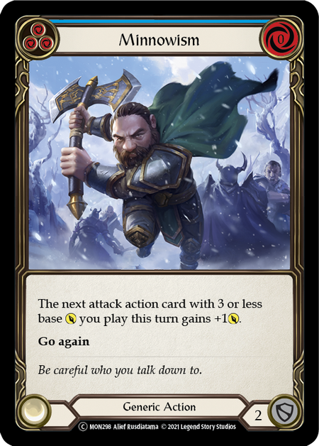 Flesh and Blood Monarch Unlimited C MON298 Minnowism (Blue) Rainbow