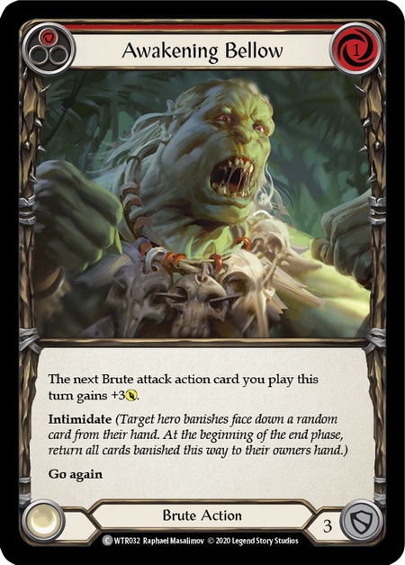 Flesh and Blood Welcome to Rathe Unlimited C WTR032 Awakening Bellow (Red) Standard