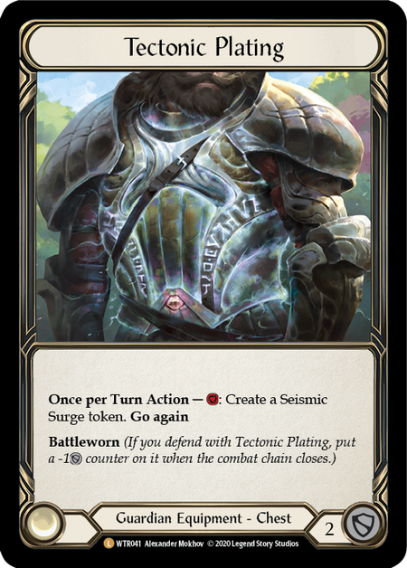 Flesh and Blood Welcome to Rathe Unlimited L WTR041 Tectonic Plating Rainbow