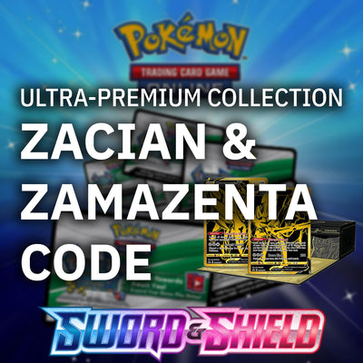 Pokemon Online (PTCGO) Code Card Zacian V & Zamazenta V Ultra-Premium Collection