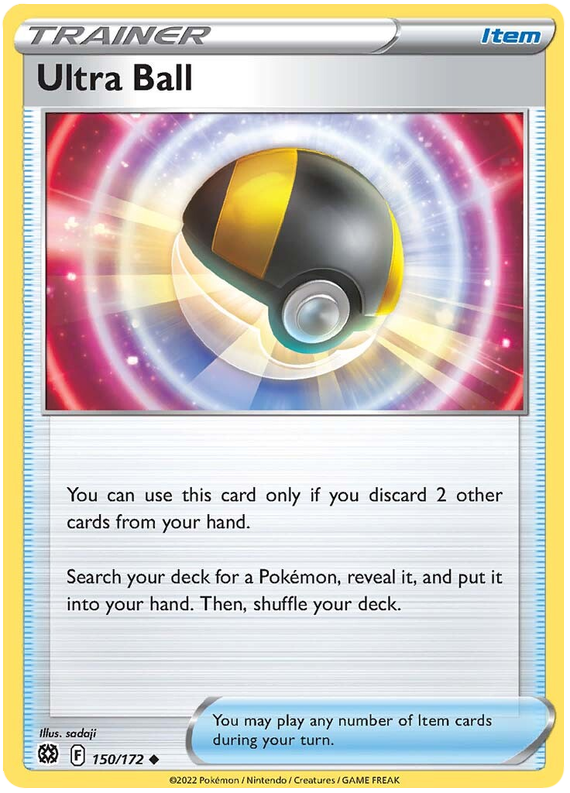 Pokemon Card Brilliant Stars 150/172 Ultra Ball Uncommon *M*