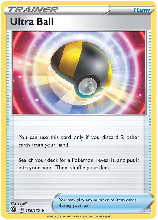 Pokemon Card Brilliant Stars 150/172 Ultra Ball Uncommon *M*