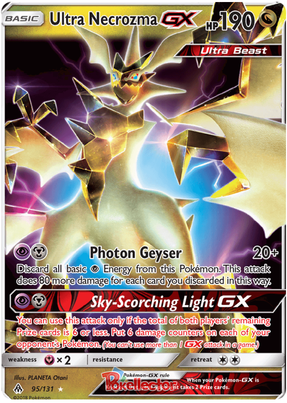 Pokemon Card Forbidden Light 95/131 095/131 Ultra Necrozma GX Ultra Rare *MINT*