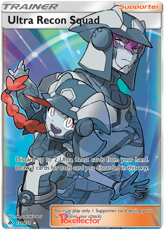 Pokemon Card Forbidden Light 131/131 Ultra Recon Squad Supporter Full Art *MINT*