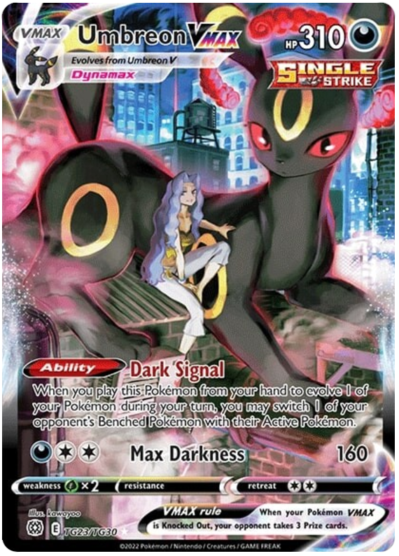 Pokemon Card Brilliant Stars TG23/TG30 Umbreon VMAX Ultra Rare *M*