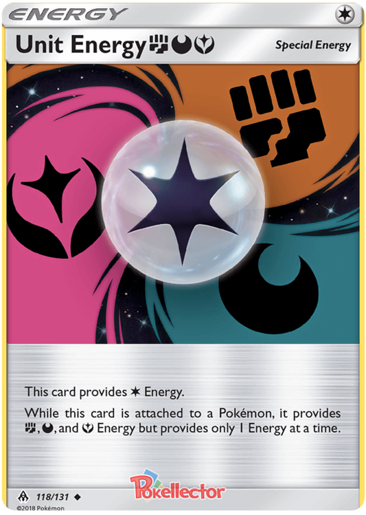 Pokemon Card Forbidden Light 118/131 Unit Energy YDF Fighting Uncommon *MINT*