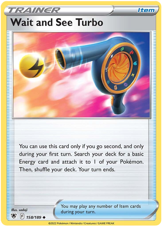 Pokemon Card Astral Radiance 158/189 Wait and See Turbo Item Uncommon