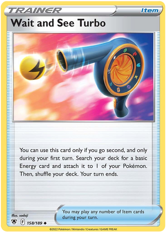 Pokemon Card Astral Radiance 158/189 Wait and See Turbo Item Uncommon