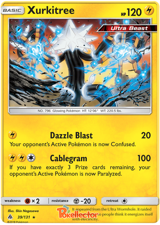 Pokemon Card Forbidden Light 39/131 039/131 Xurkitree Rare *MINT*