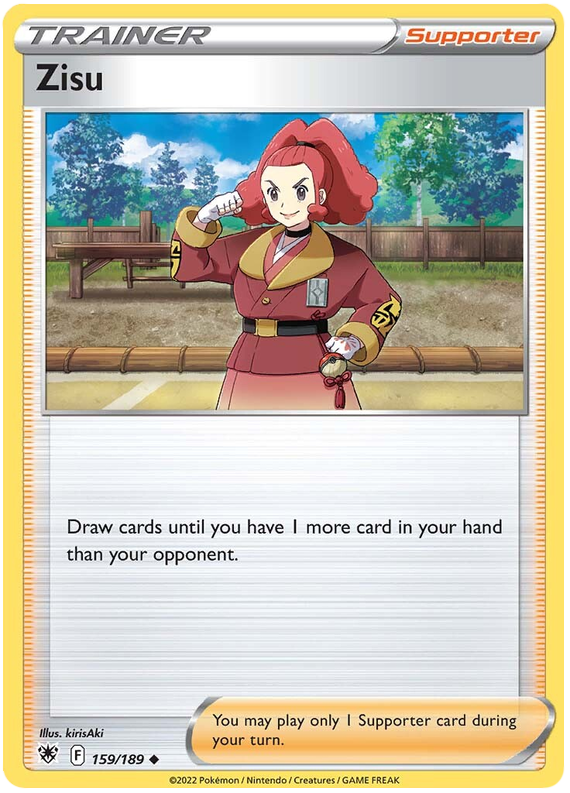 Pokemon Card Astral Radiance 159/189 Zisu Supporter Uncommon