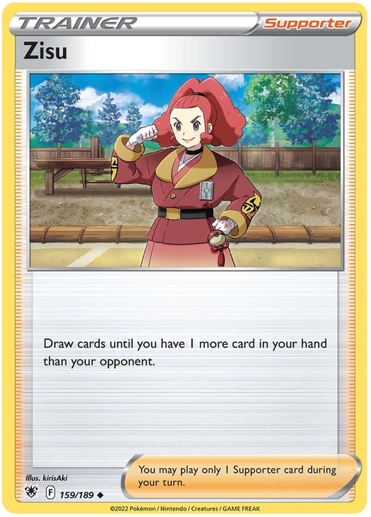 Pokemon Card Astral Radiance 159/189 Zisu Supporter Uncommon