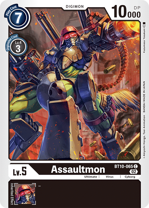 Digimon Card Xros Encounter Assaultmon BT10-065 C