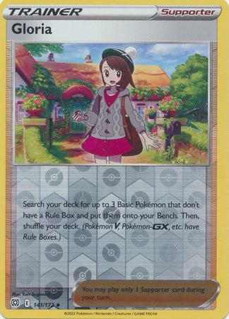 Pokemon Card Brilliant Stars 141/172 Gloria Reverse Holo Uncommon