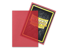 Dragonshield Card Sleeves Matte - Clear Red